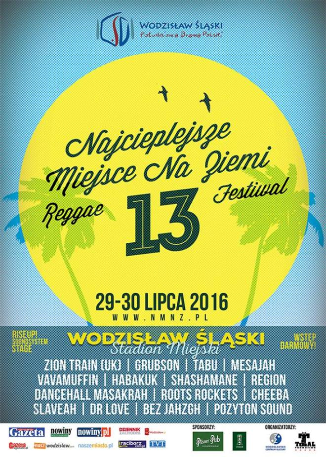 Znów staniemy się Najcieplejszym Miejscem Na Ziemi - garść informacji o festiwalu reggae w Wodzisławiu, mat. prasowe